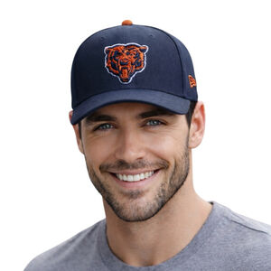 New Era Chicago Bears 59FIFTY Fitted Hat 6 3/4 Navy NFL Cap